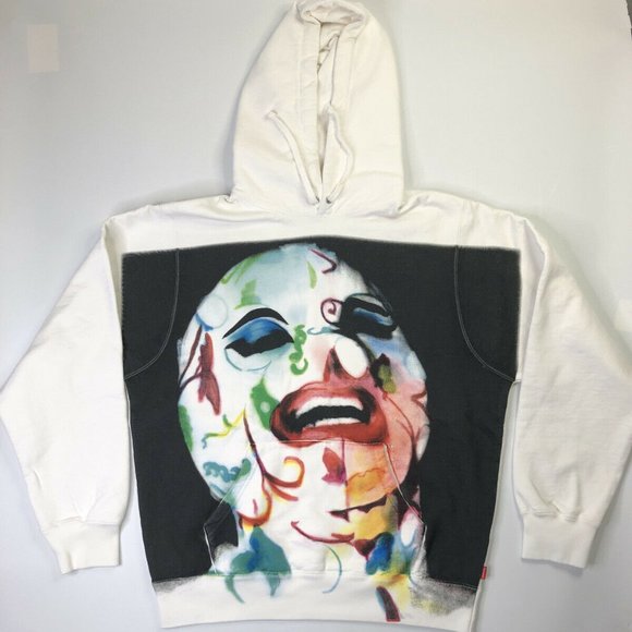 Authentic Supreme Leigh Bowery Airbrushed Hoodie - Picture 1 of 12